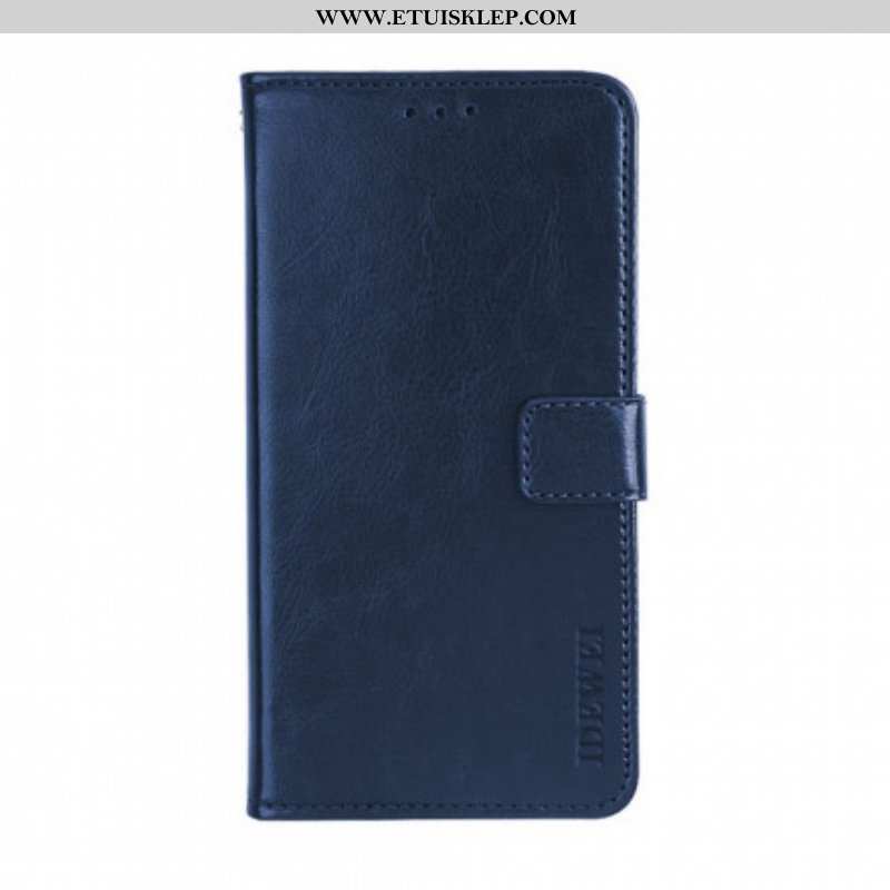 Obudowa Etui Na Telefon do Xiaomi Redmi Note 10 Pro Imitacja Skóry Idewei